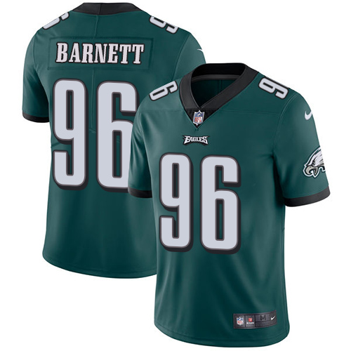 2019 Men Philadelphia Eagles #96 Derek Barnett green Nike Vapor Untouchable Limited NFL Jersey->detroit lions->NFL Jersey